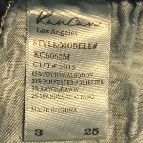 Kancan Kandace Denim Skirt size 3 (25) - Picture 6 of 6
